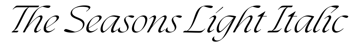 The Seasons Font | Webfont & Desktop | MyFonts